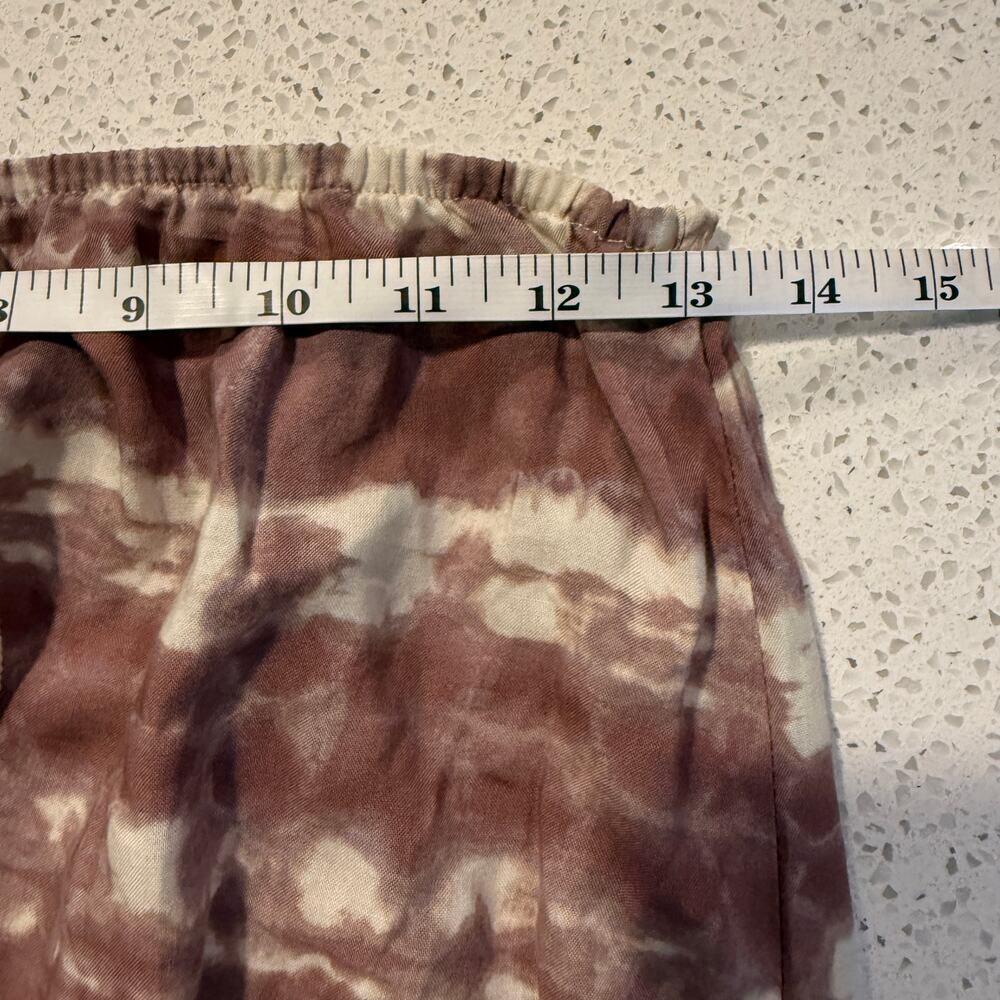 Love Stitch Boho Mauve Tie Dye Midi Skirt Tassel Festival Small Vacation Flowy - Picture 7 of 7
